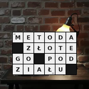 Hasło krzyżówkowe numeryczna - metoda złotego podziału – rozwiązanie, synonimy, podpowiedzi i definicje krzyżówkowe
